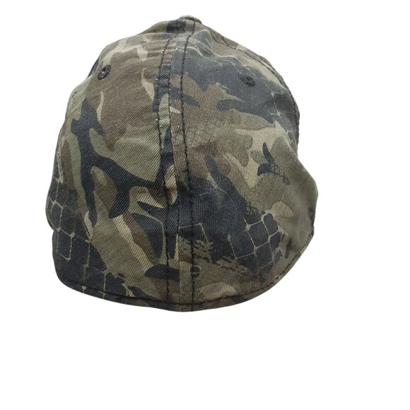 MMA Elite Camo Baseball Hat Embroidered Logo Cotton Size large - Picture 4 of 7